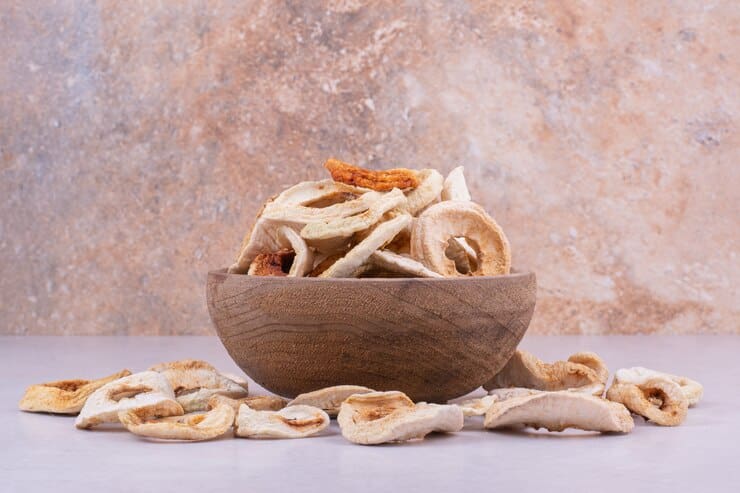 تصویر 4 از میوه خشک مخلوط پفکی دارای بافت نرم و یکنواخت